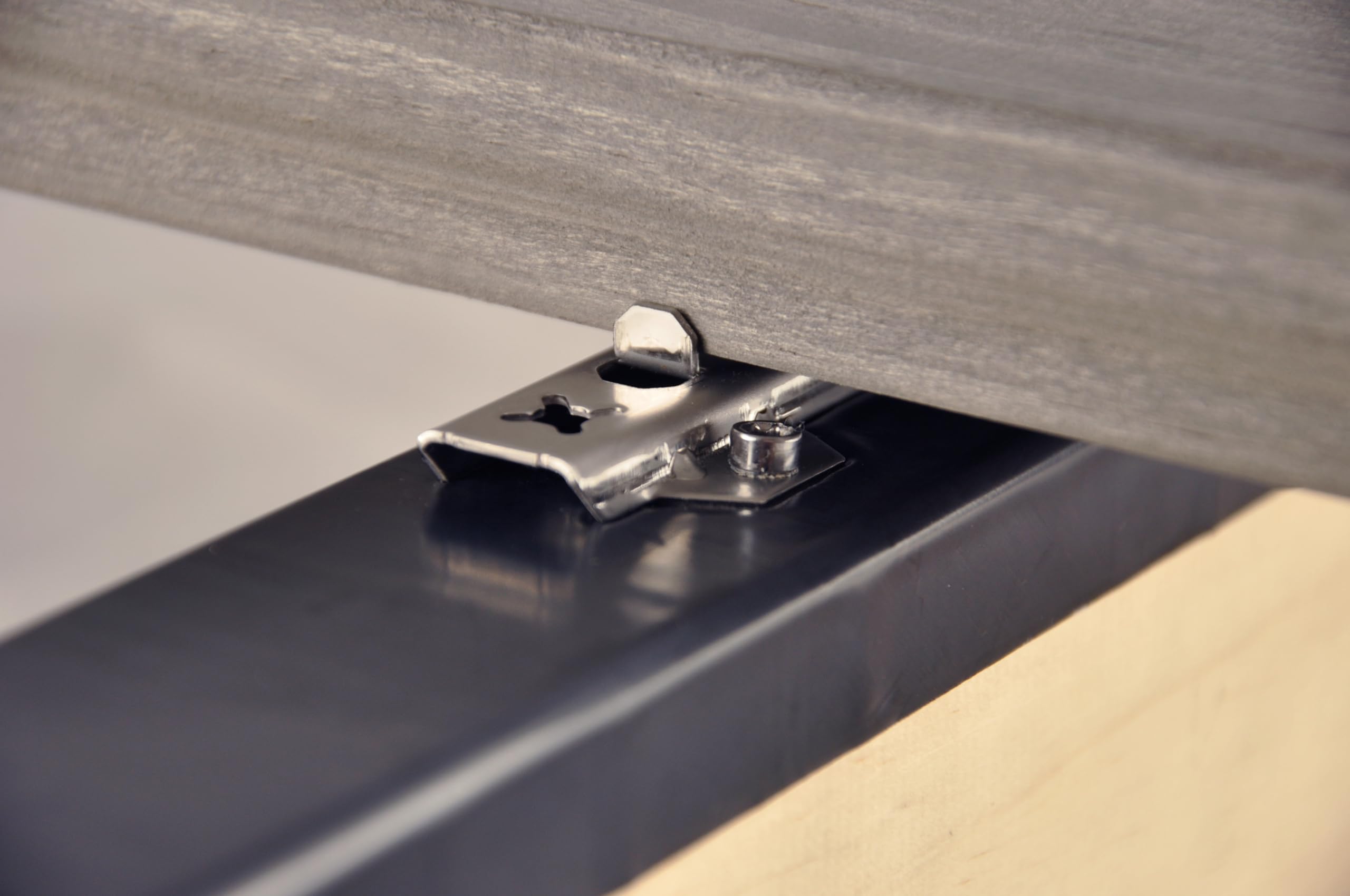 DILA 2 / 22 mm Universal Terrassenverbinder-Set | Edelstahl SCHWARZ | Terrassenbefestigung (200 Stk.)
