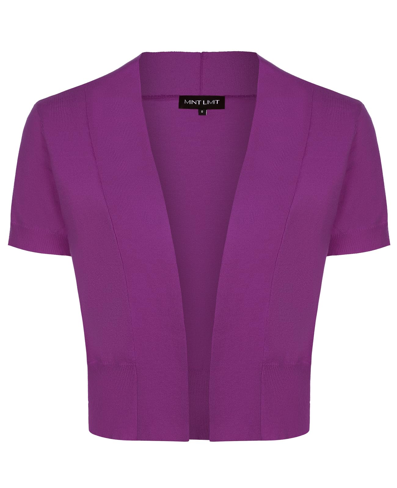 MINTLIMIT Women Shrug Bolero Open Front 3/4 Sleeve Cropped Cardigan Sweater