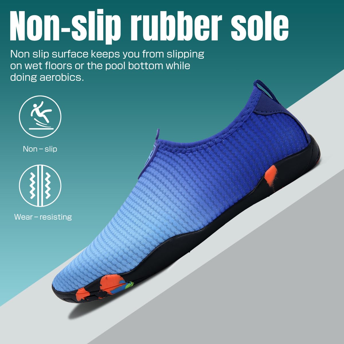 WateLves Badeschuhe Damen Herren Wasserschuhe Schwimmschuhe Strandschuhe Aquaschuhe Schnell Trocknend Surfschuhe Unisex Sommer