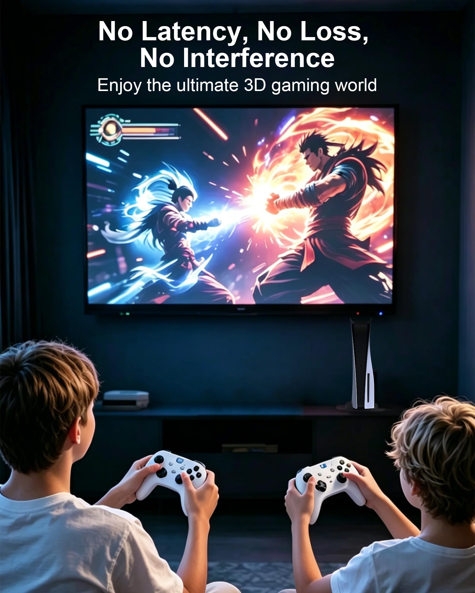 Cavo HDMI in fibra ottica 8K, 9 m, 8 K a 60 Hz, 4K a 240 Hz, 4K a 120 Hz, cavo HDMI 2.1 sottile bianco 48 Gbps ad altissima velocità, HDR dinamico, eARC, HDCP 2.2, 2.3, compatibile con PS5, Xbox, TV