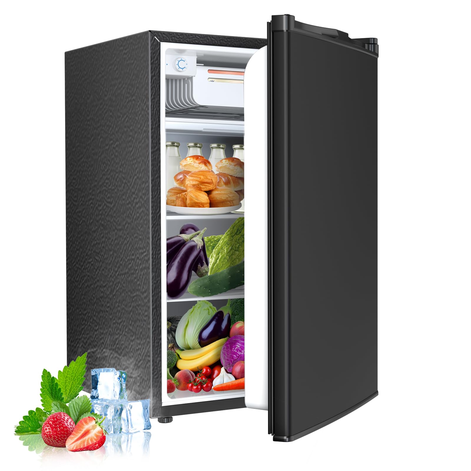 Electactic 4.5 Cu.ft Mini Fridge Single Door