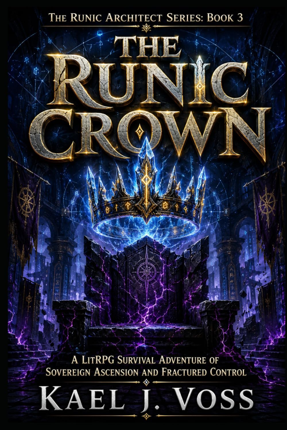 The Runic Crown | The Runic Architect Series | [Book 3]: A LitRPG Survival Adventure of Sovereign Ascension, Fractured Networks, and the Cost of True Control