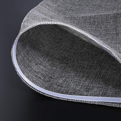 Miniatura 6 de Sntieecr Deshuesado de poliéster blanco de 12 pulgada x 25 yardas para costura, a través de deshuesado de baja densidad para vestidos de boda,