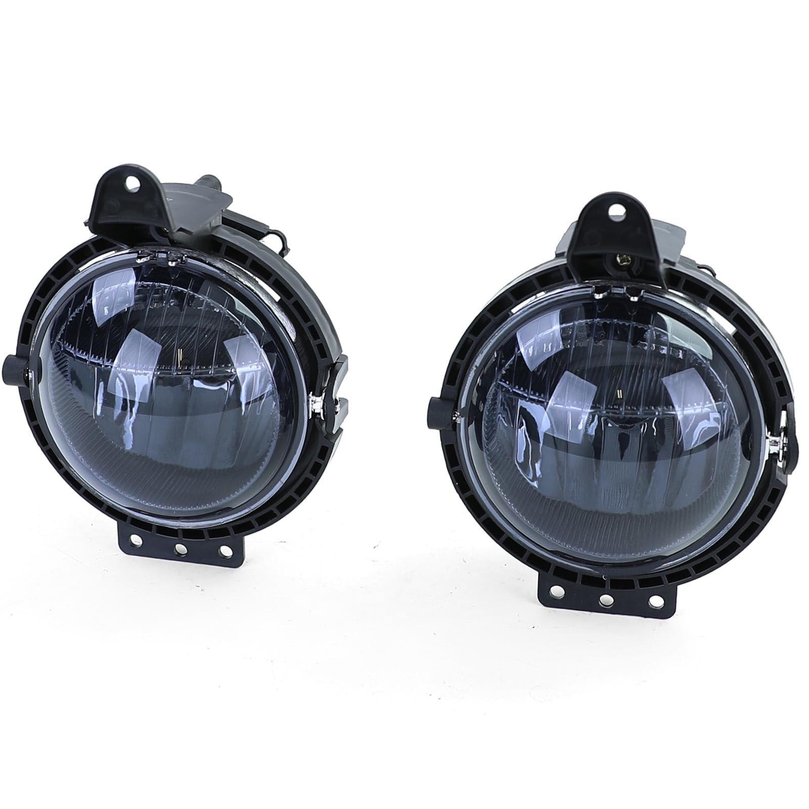 Carparts-Online Klarglas Nebelscheinwerfer Schwarz Smoke für Mini R55 R56 R57 R58 R59 06-13