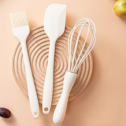 Miniatura 4 de Silicona para hornear 3 piezas pastel crema espátula cocina hogar batidor de huevos barbacoa cepillo de aceite artilugio mini utensilios de cocina