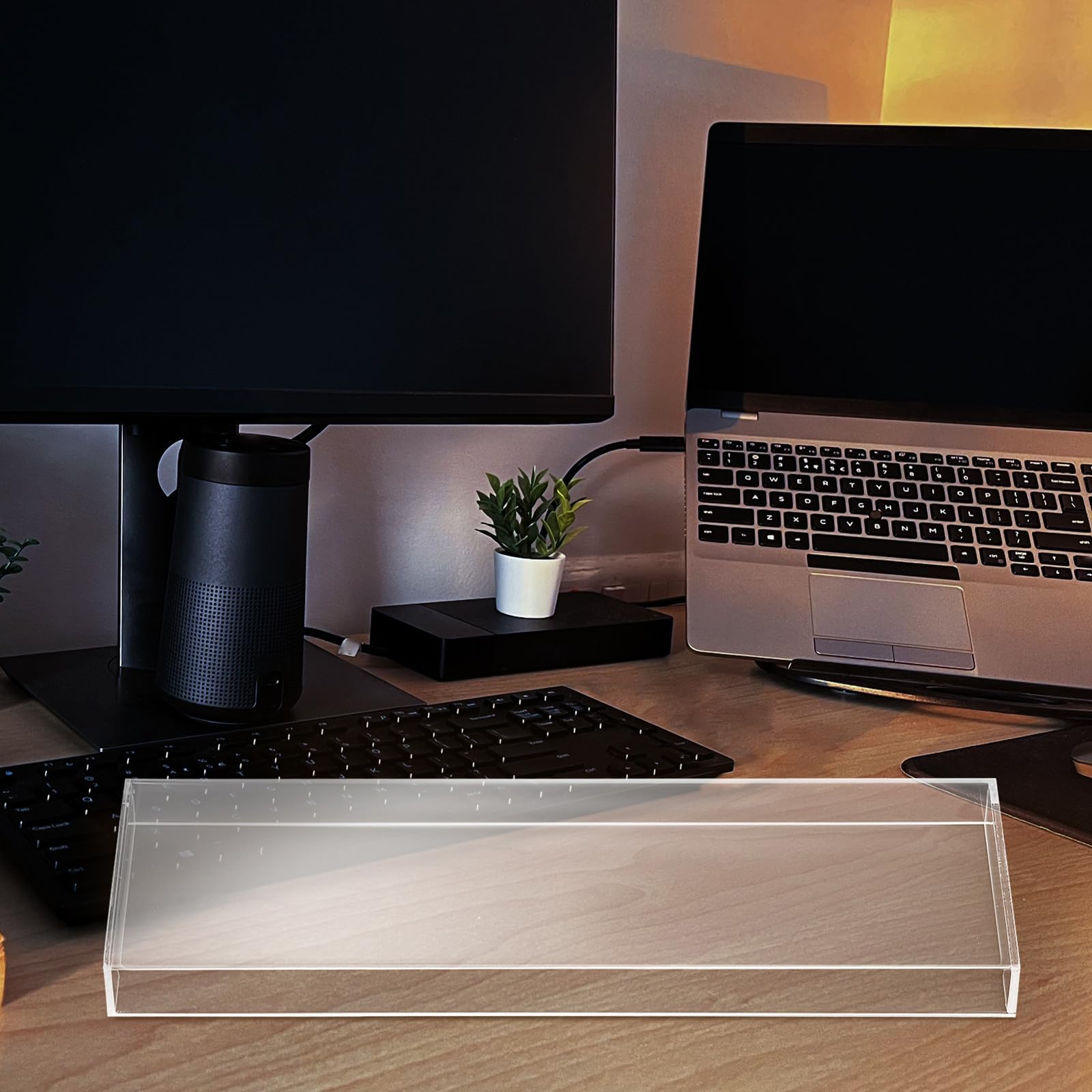 Alipis Acryl Tastaturschutz Abdeckung für Mechanische Tastaturen Transparente Staubschutz Hülle 104/108 Tasten Spritzwassergeschützt Passgenau für Gaming und Desktop Tastaturen