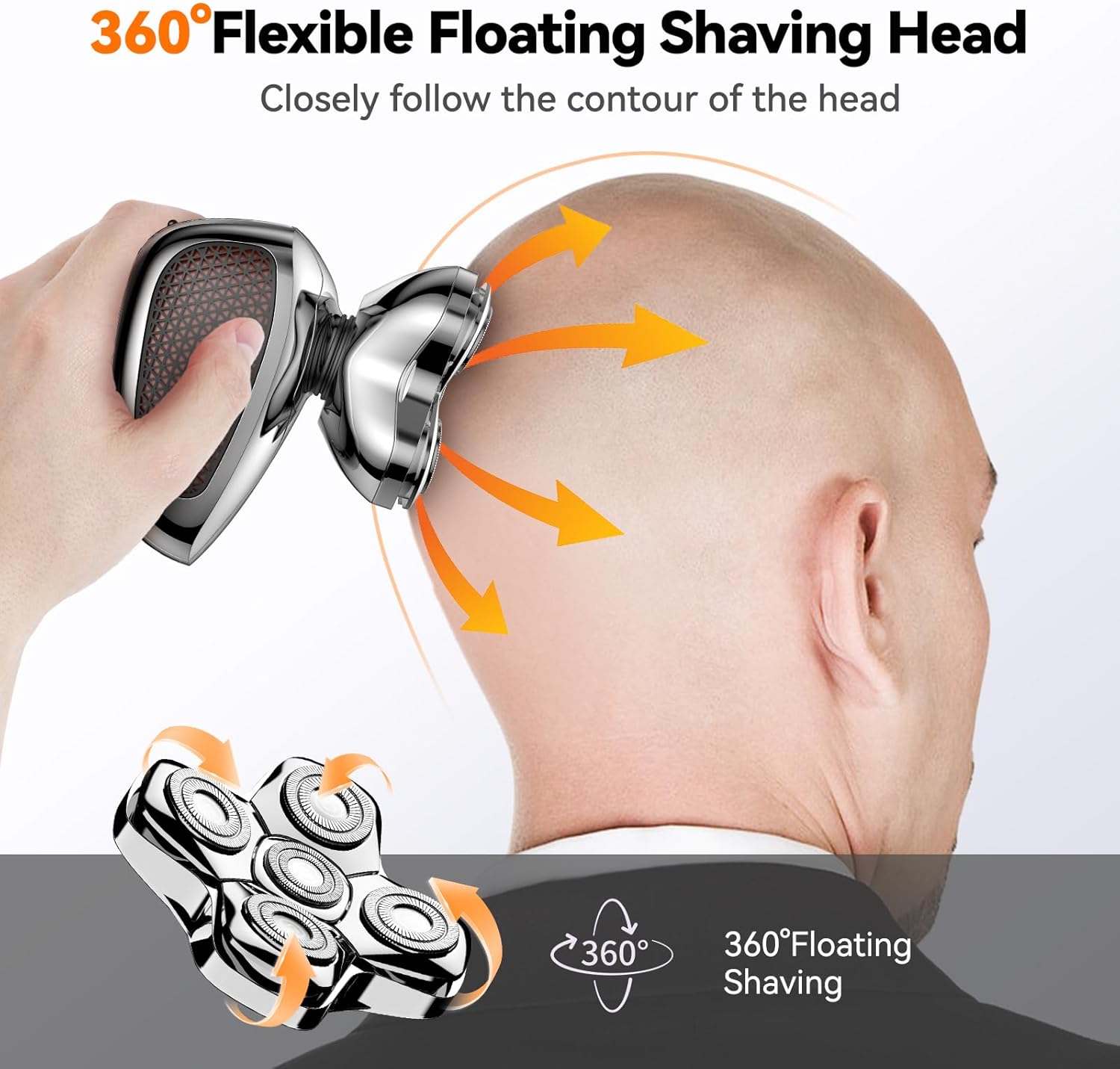 ماكينة حلاقة رأس للرجال MAXGROOM M-1800 5 في 1 بشف...