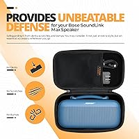 Vista 7 de Bose SoundLink Max Bluetooth Speaker + Hard Shell Travel Case and USB Plug and AUX Cable