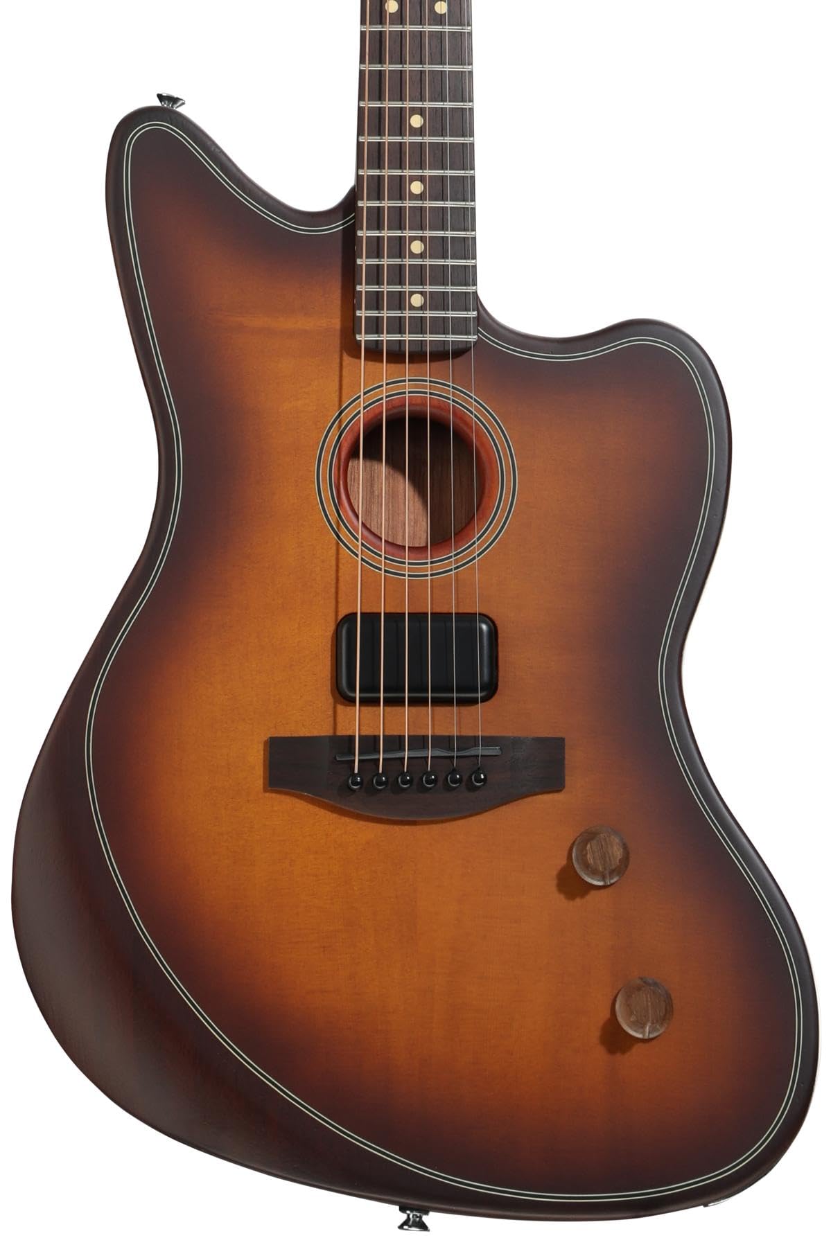 Fender Acoustasonic Standard Jazzmaster Acoustic-electric Guitar - Honey Burst