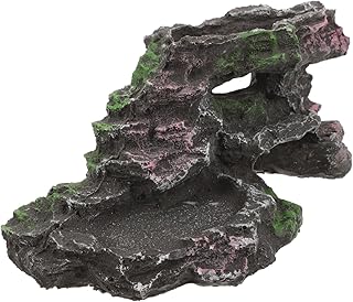 IFANLANDOR Decoração Acessórios Do Tanque De Peixes Acessórios Do Tanque De Tartaruga Aquática Pedras Para Tanque De Tartaruga Tartaruga Esconder Tartaruga Acessórios De Aquário Acessórios