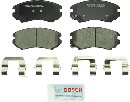 Bosch BC932 QuietCast Premium - Juego de pastillas de freno de disco de cerámica para Ford Crown Victoria de años 2003-2011