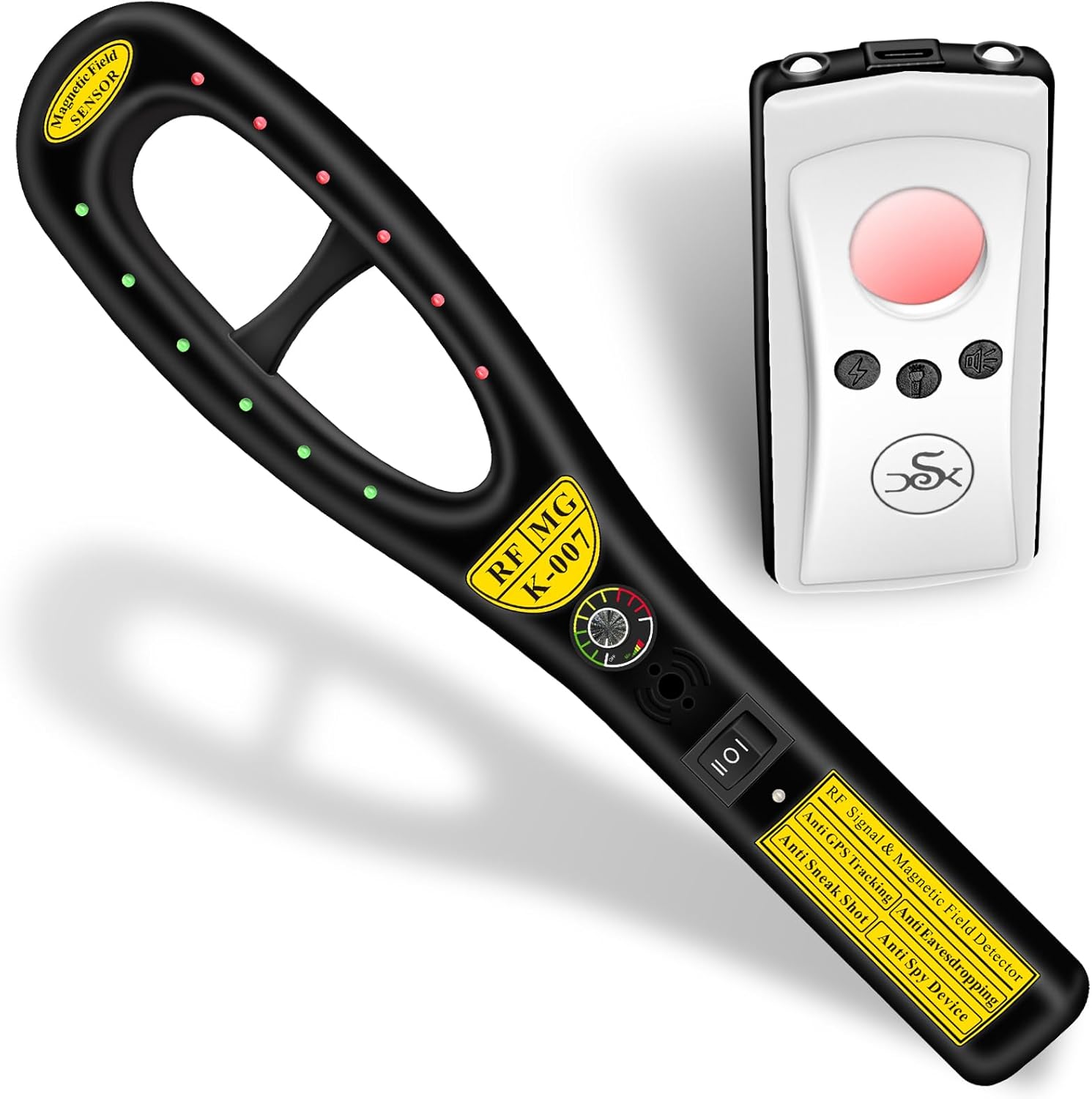 Hidden Camera Detectors RF Bug Listening Device Detector Camera Finder GPS Tracker Detector for Travel, Car, Bathroom,Office, Hotel