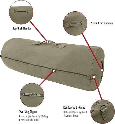 Miniatura 2 de Rothco bolsa de tela de lana gruesa, con cierre
