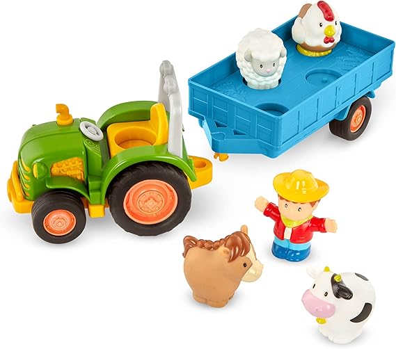 Battat Farm Tractor Toys for Toddlers, Kids Lights
