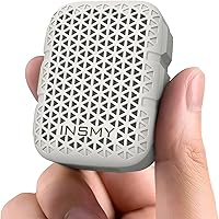 Vista 11 de INSMY Altavoces Bluetooth portátiles, impermeabilidad IP67, altavoz personal pequeño portátil con clip, sonido limpio, par estéreo, inalámbrico