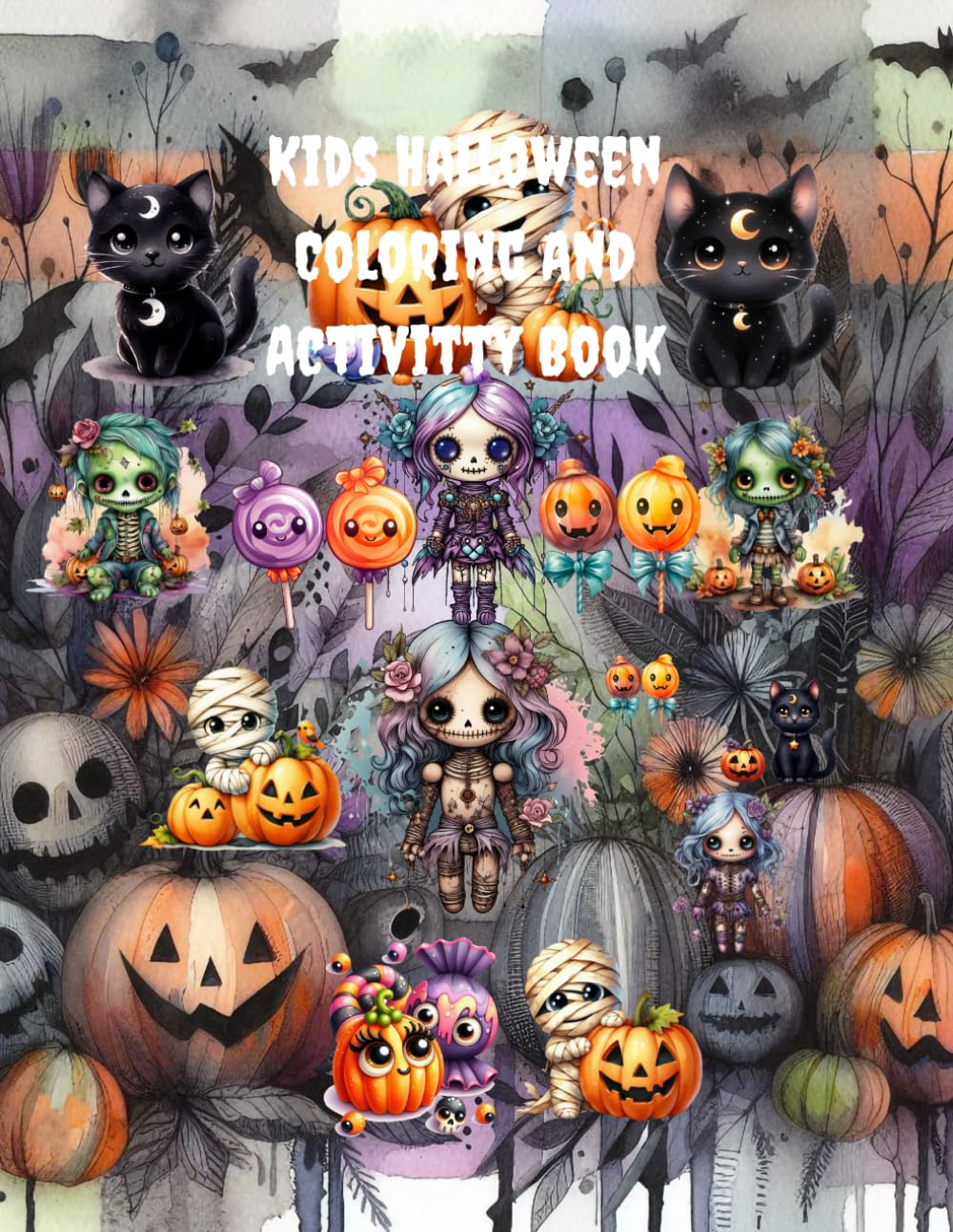 Kids Halloween Coloring And Activity Book Boutique, Once In A Blue