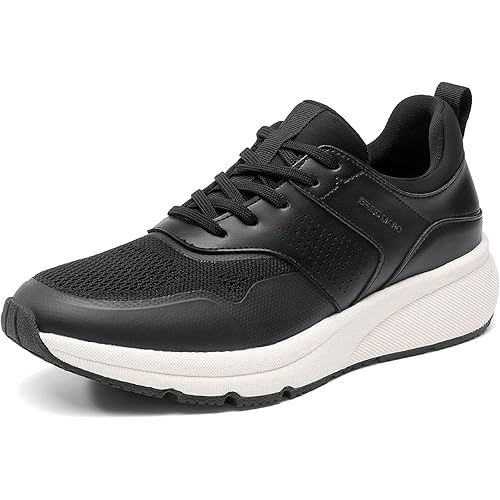 Bruno Marc Men's Casual Dress Fashion Sneakers Cushioned Walking Non Slip Breathable All-Day Comfort Shoes