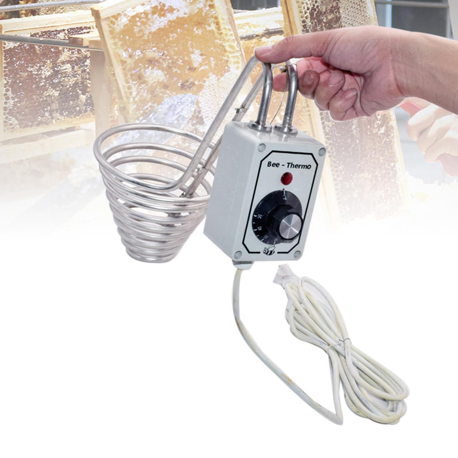 Chauffe-miel électrique thermorégulé en acier inoxydable de qualité