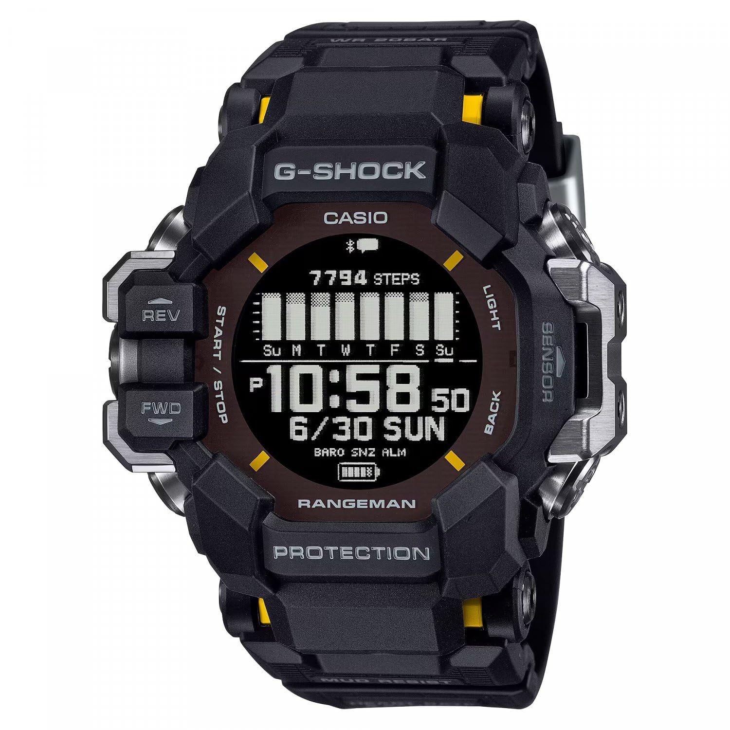 CASIO G-Shock Reloj Casio GPR-H1000-1ER Cuarzo Digital Bio-Based Resin Unisex, Clásico