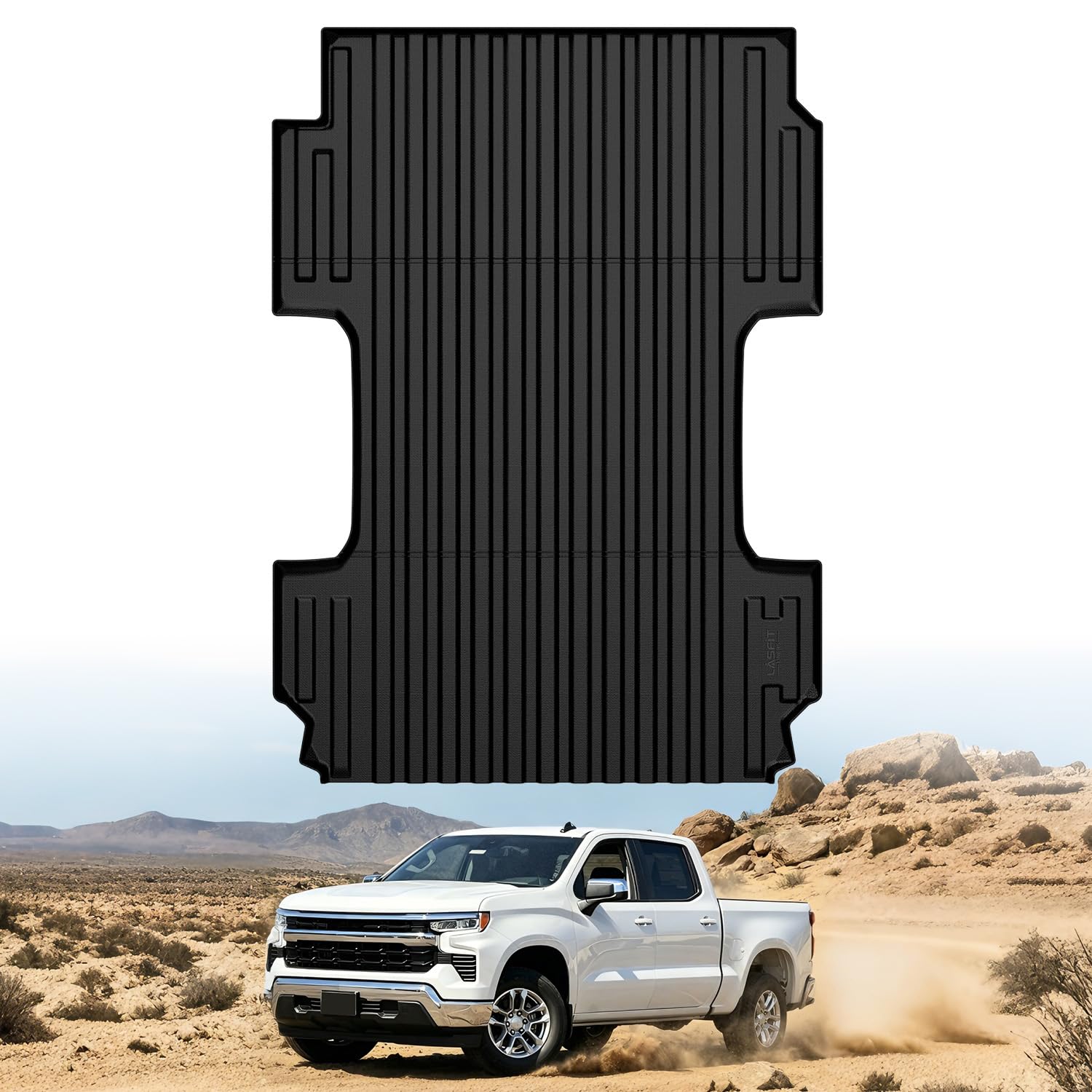 LASFIT Truck Bed Mat for Chevrolet Silverado/GMC Sierra 1500 2019-2026
