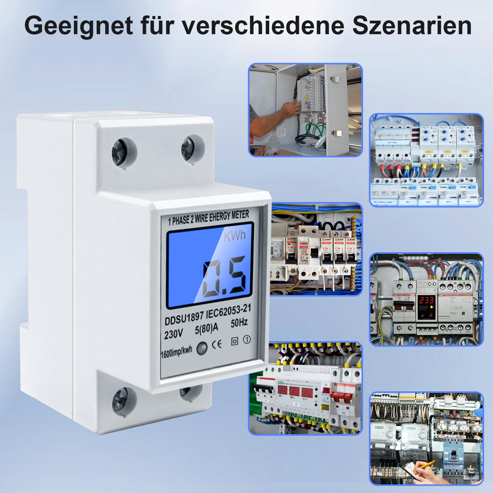 Contatore Di Corrente Monofase Contatore Energia Elettrica