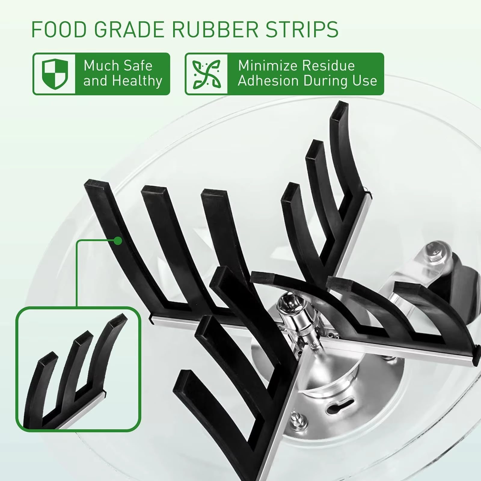 Decespugliatore portatile con lame in acciaio inox, manico antiscivolo per giardinaggio idroponico efficiente