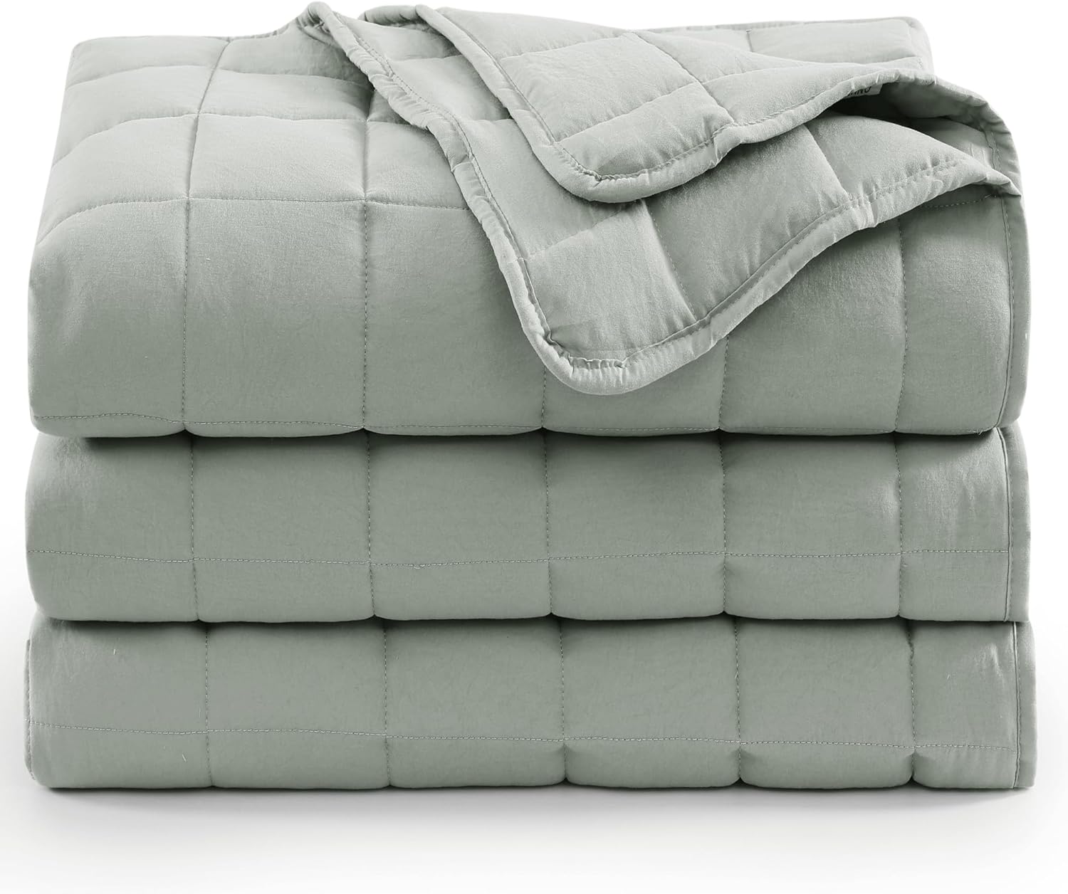 Casa Platino Bed Blanket Twin Size - Pre-Washed Quilted Blanket - Lightweight Twin Size Blanket - All Season Twin Blanket - Premium Microfiber Down Alternative Blanket Twin Size - Mineral