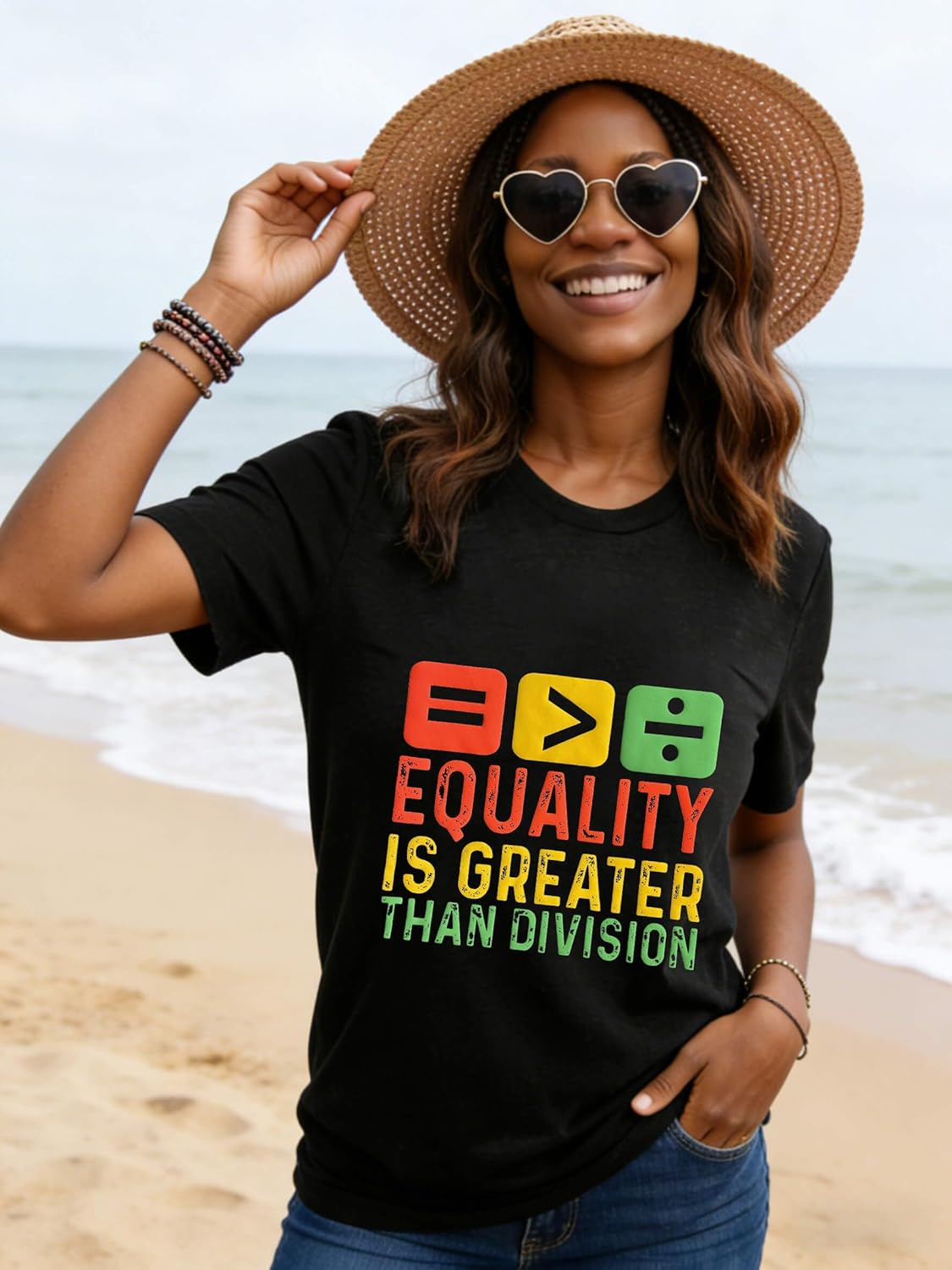 Black History Month Shirt for Women I Am Black History African American T-Shirt Juneteenth Tee Tops - Image 5