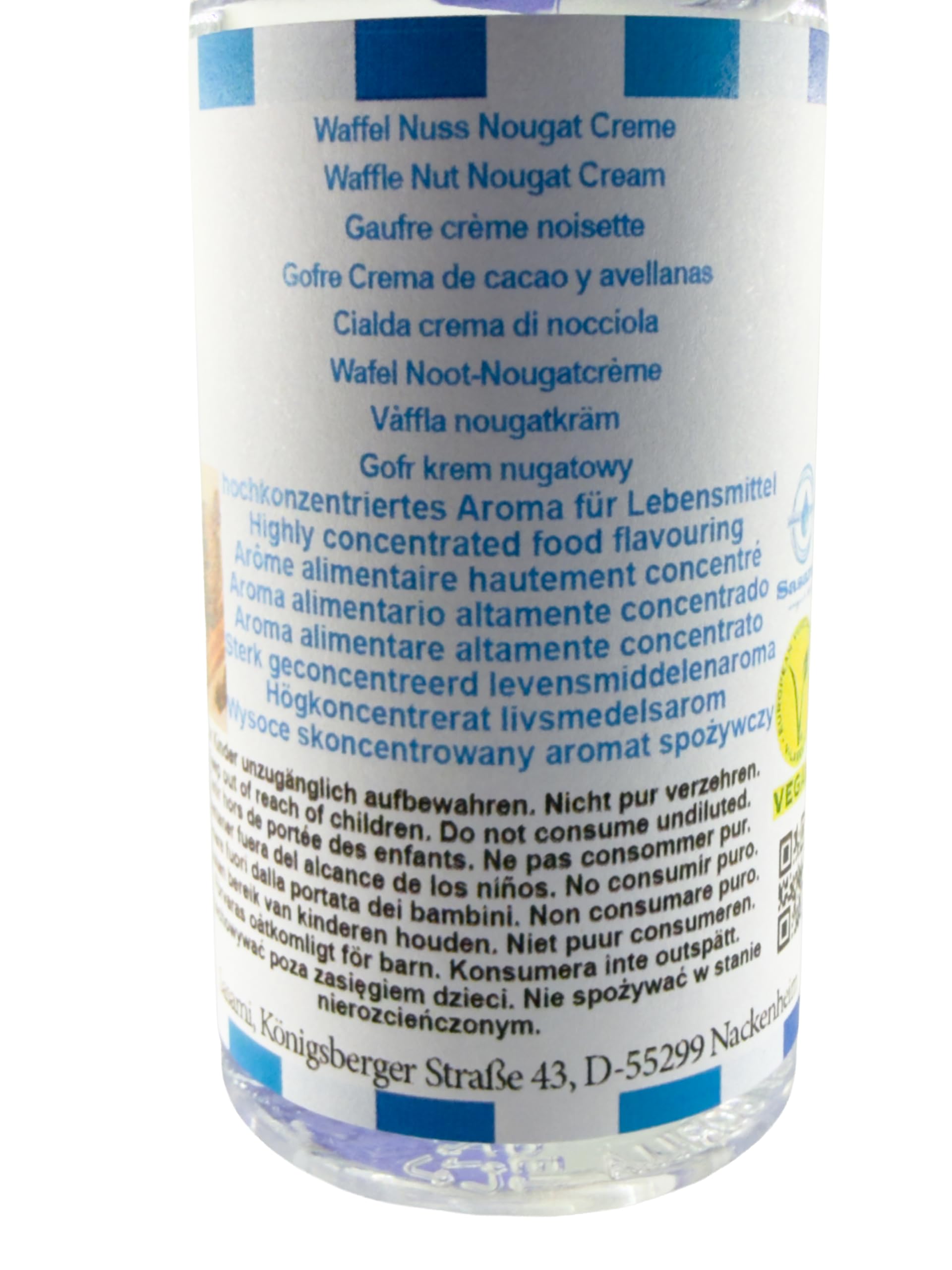 Waffle Nut Nougat Cream Flavor Concentrate - Vegan - Sasami - 10ml — view 6