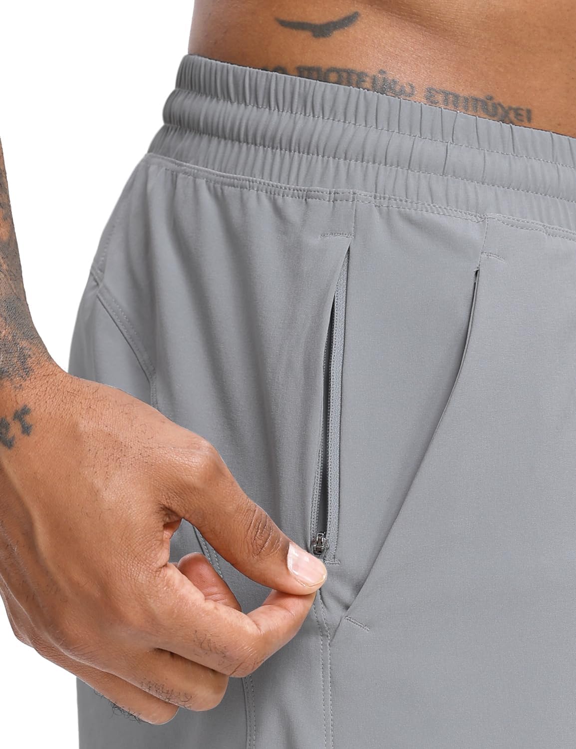 HeyNuts Infinite Men's Linerless Shorts 7", Athletic Running Workout Sports Quick Dry Lightweight with Pockets - Image 3