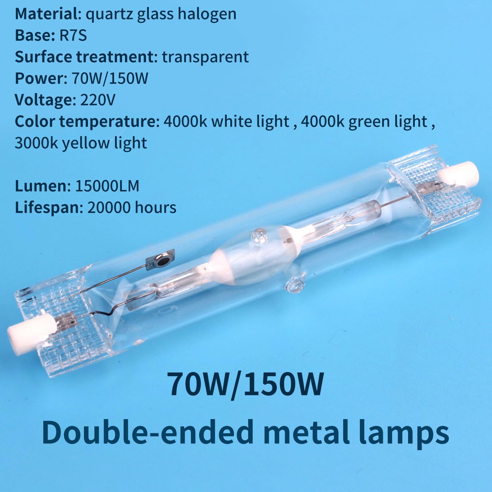 Amazon.co.jp: メタルハライドランプ 220V 70W 150W ホワイト/ウォーム