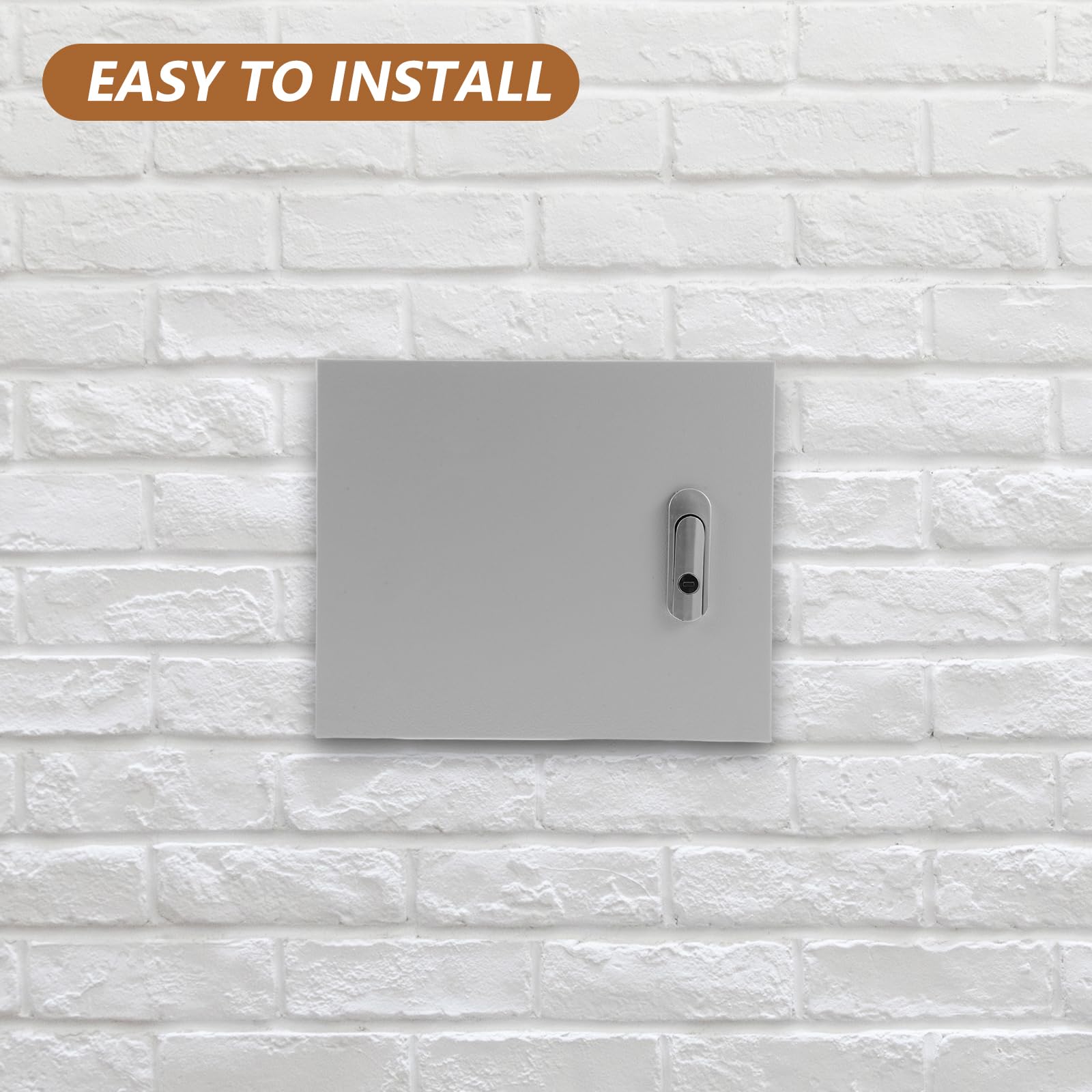 DOITOOL Caja de conexiones impermeable para exteriores: Caja de distribución eléctrica resistente a la intemperie - Caja de conexiones metálica de pared para proyectos de construcción y hogar,