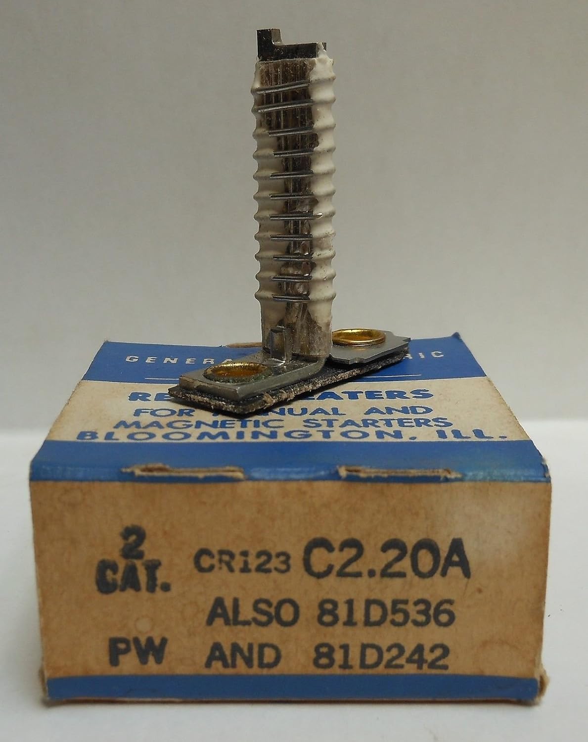 General Electric Overload Thermal Heater Element CR123C2.20A