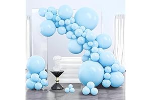 Tuflex Pastel Blue Balloons - 100 Pcs for Party Decorations