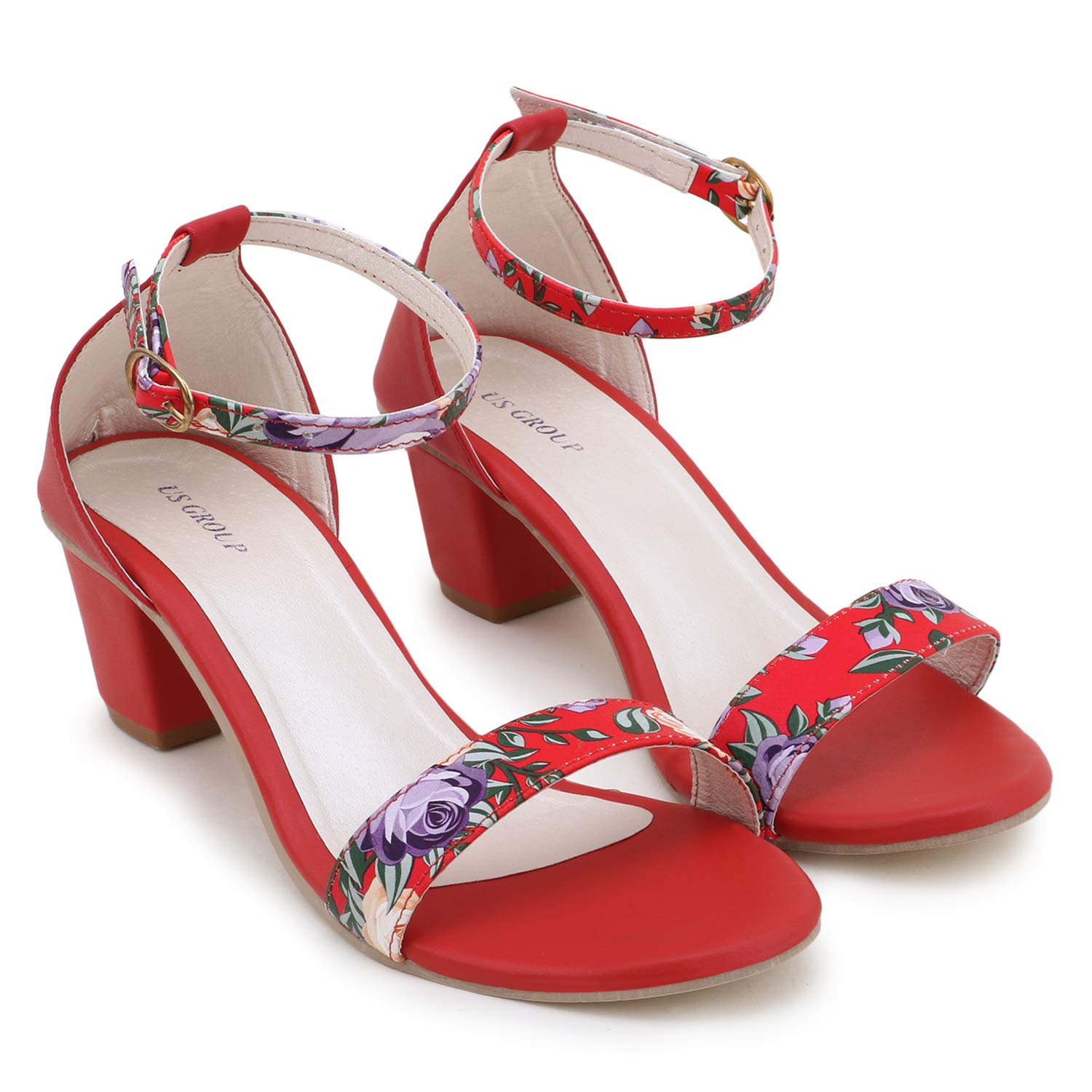 US GROUP Block Heels Sandal For Womens And Girl (B0916C41Z5) Amazon Price History, Amazon Price Tracker