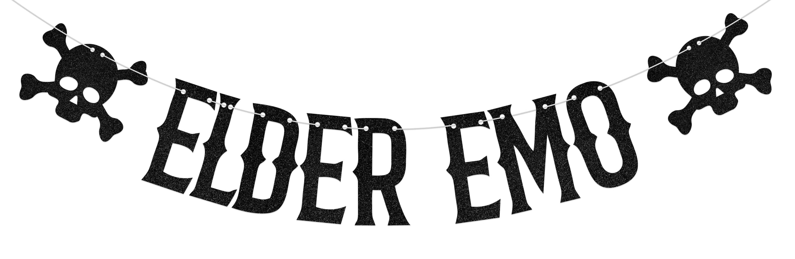Elder Emo Banner, It Was Never a Phase Banner, Old English Emo Party Decoration, Emo Party Decoration, Emo for Life Decoration, Gothic Theme Birthday