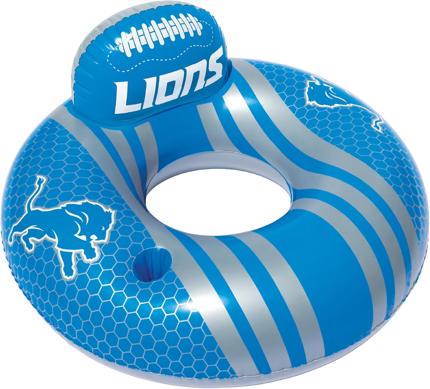 BigMouth 42” Inflatable Pool Floats Officially Licensed NFL Fan Gear Merchandise Back Support Inner Tube for Adults and Teens