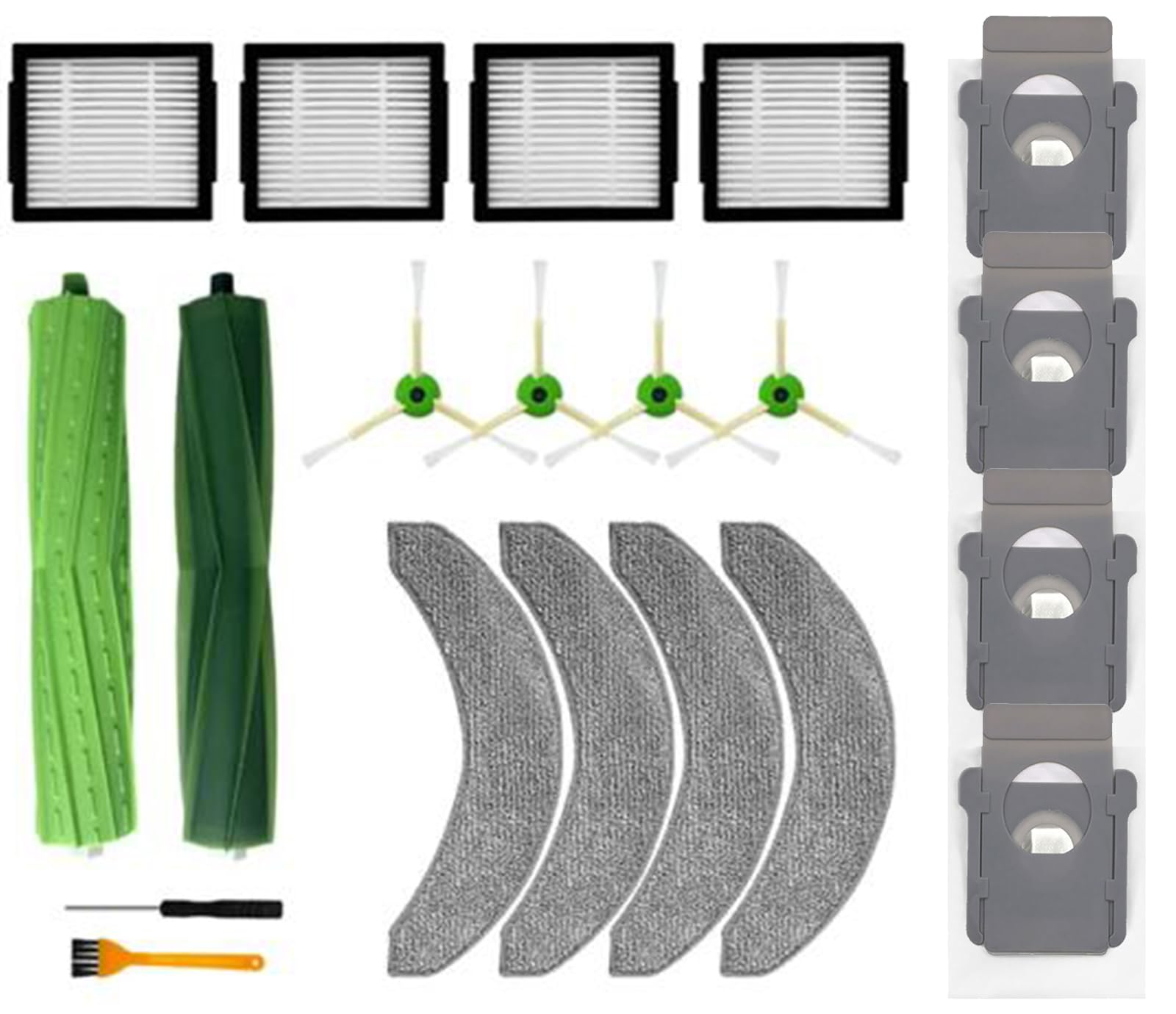 Kit Roomba Combo J7+ brosses et filtres pour un nettoyage complet de vos sols