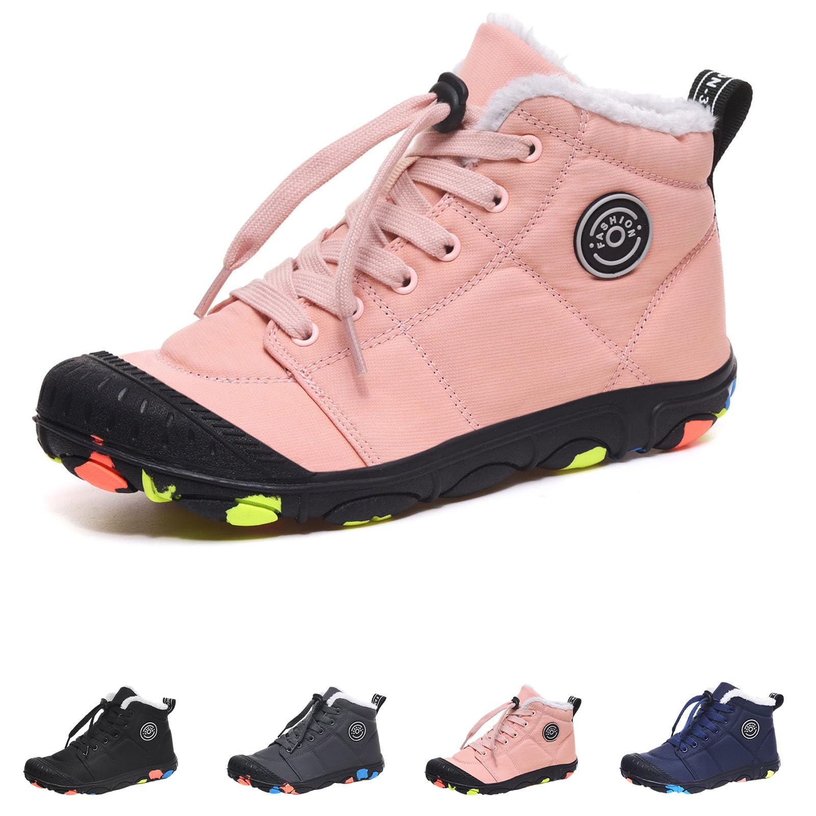 Generisch Chaussures pieds nus pour enfants - Automne - Chaussures pieds nus - Imperméables - Pour l'hiver