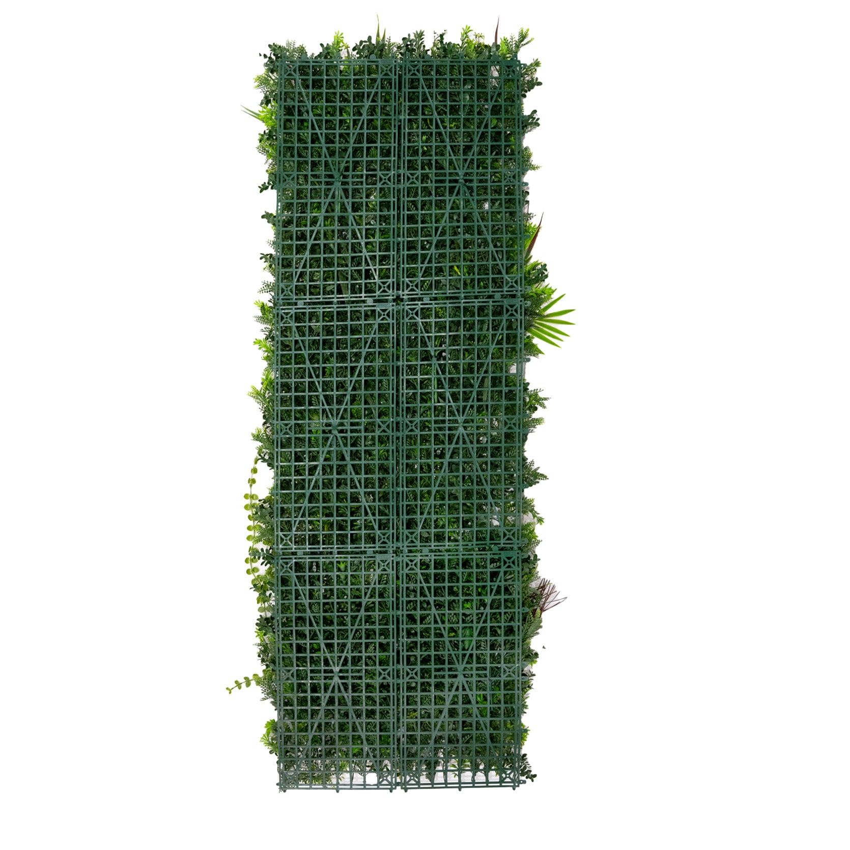 Parete con Piante Artificiali 50x150cm (2Pz) Alina Foliage Verde Realistico per Interni ed Esterni – Resistente agli Agenti Atmosferici e ai Raggi UV – Recinzione, Sfondo Decorativo – Fissaggi Inclusi