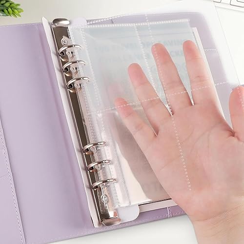 Miniatura 2 de Carpeta de 100 sobres reutilizables para presupuestos y ahorros, forma fácil y divertida de ahorrar $5,050 hojas de gastos para presupuestos y