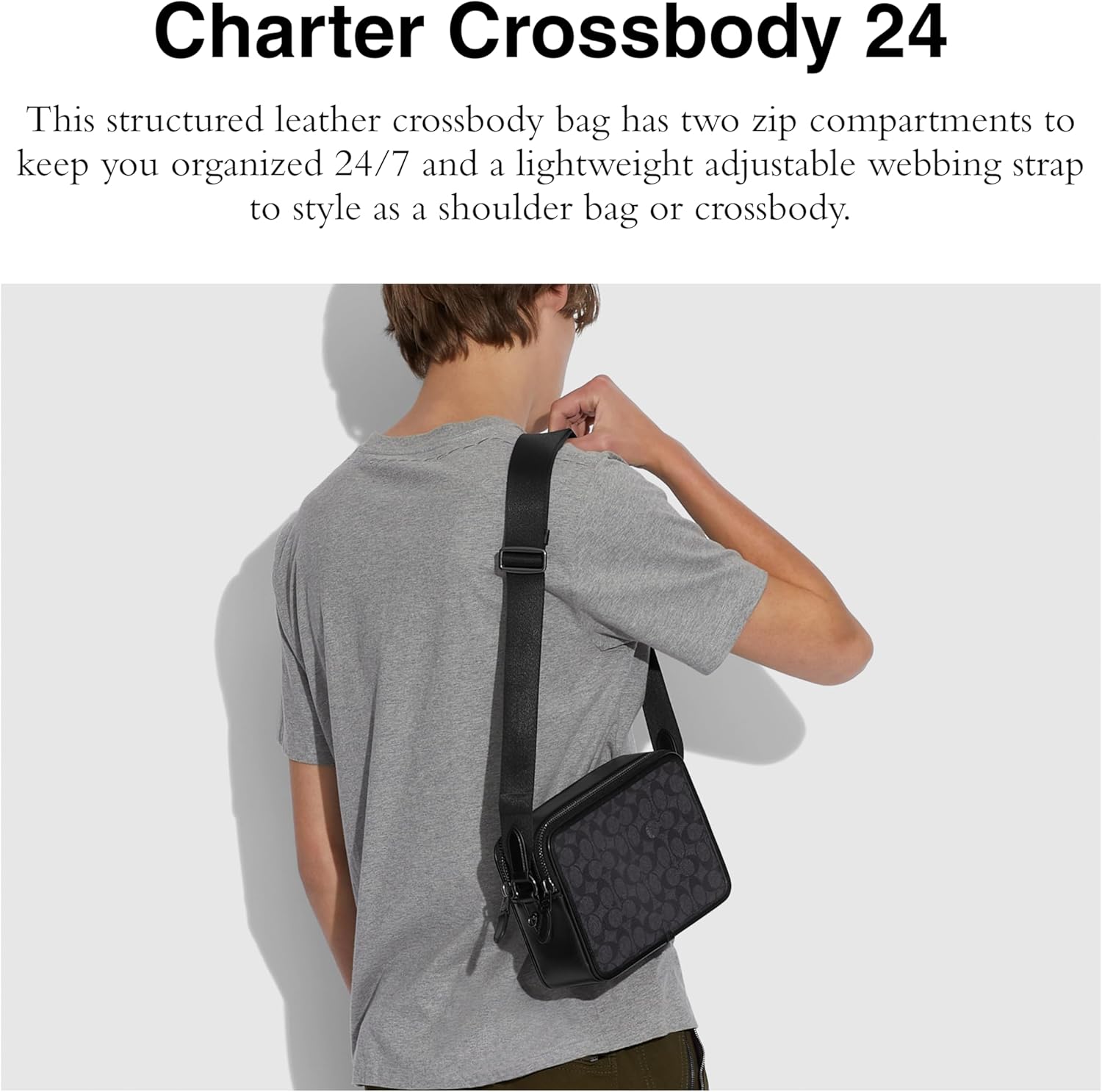 Coach Men's Charter Crossbody 24