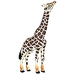 FUNSHOWCASE African Jungle Animals Male Giraffe Bull Toy Figure Realistic Plastic Figurine Height 6.5-inch