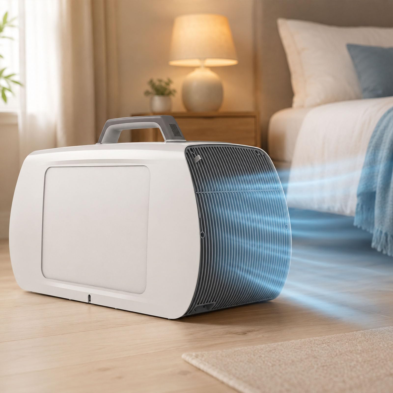 Aire Acondicionado Portátil,Aire Acondicionado Móvil Frío/Caliente Indoor5500Btu