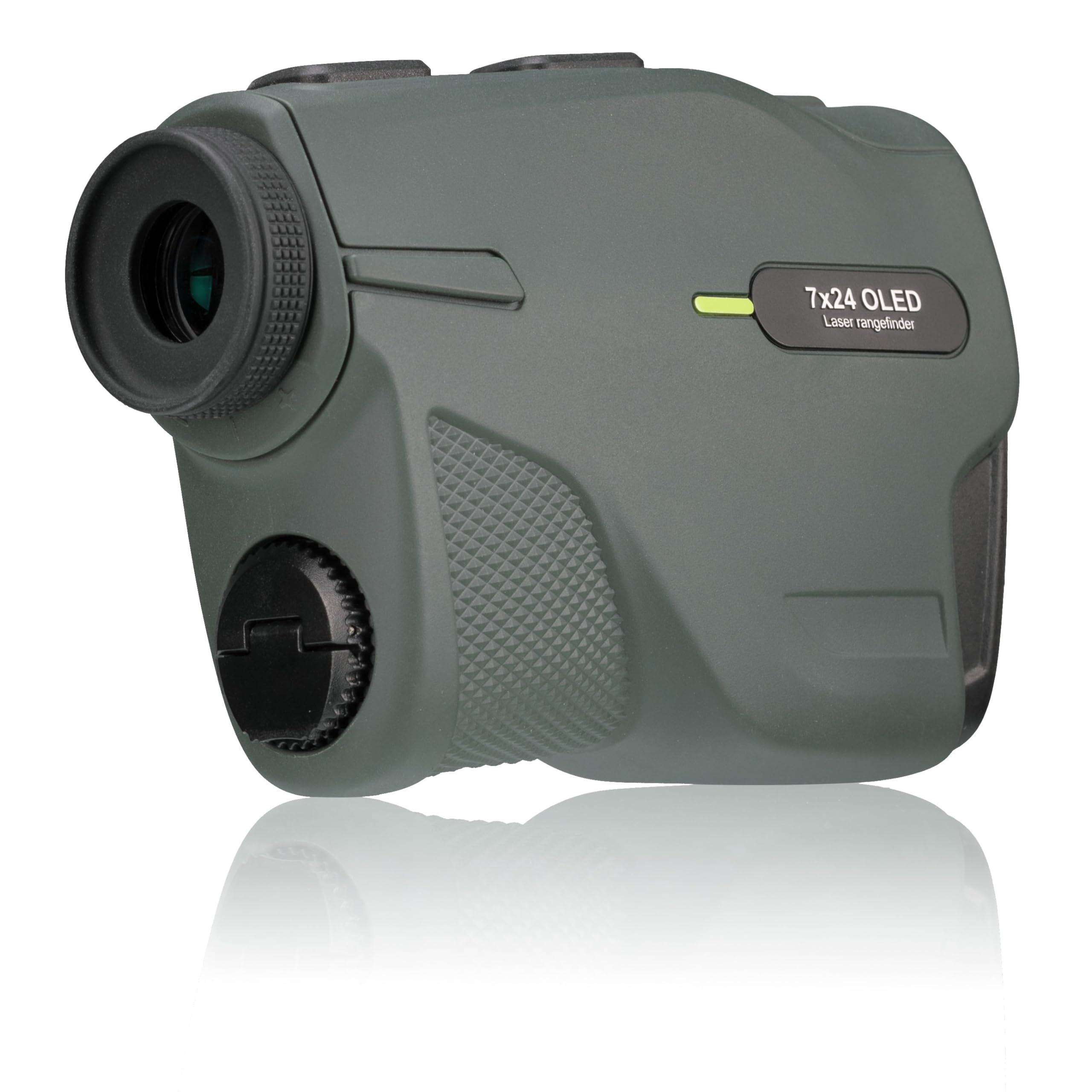 Alpen Optics Crestone XP 7x24 telemetro per caccia e attività all'aperto, misuratore di distanza con display OLED, bilanciamento della diottria, inclinometro, portata 2000 metri e trattamento multiplo