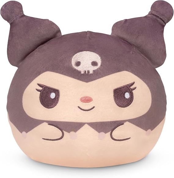 TeeTurtle Reversible Sanrio Kuromi Teddy Bear 6 Inch Flip Plushie