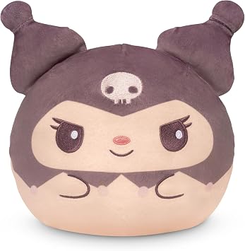 TeeTurtle Reversible Sanrio Kuromi Teddy Bear 6 Inch Flip Plushie