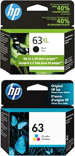 HP 63XL Blk/63 CMY Original Ink Bundle for DeskJet 2100/3600 Envy 4500/5000