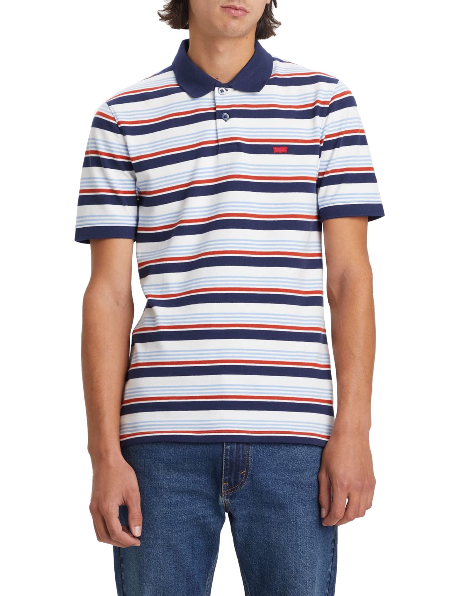 Levi's Herren Slim Housemark Polo Hemd,Eraless Naval Academy,S