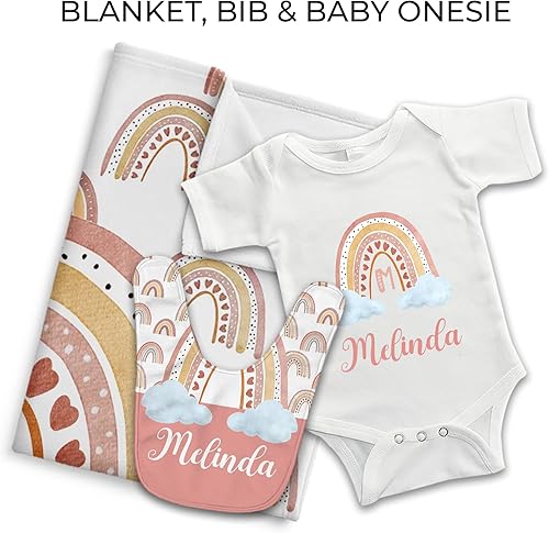 Miniatura 30 de Mantas de bebé personalizadas – Regalos personalizados para bebé con nombre para niñas – Suave, ligera y para regalar (mariposa 155) Mariposa